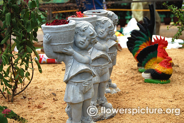 Buddha miniature garden cute children sculpture