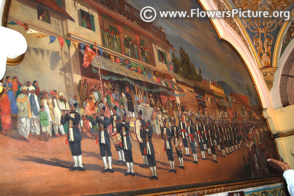 Mysore palace paintings