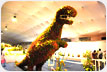 Dinosaur - Using roses